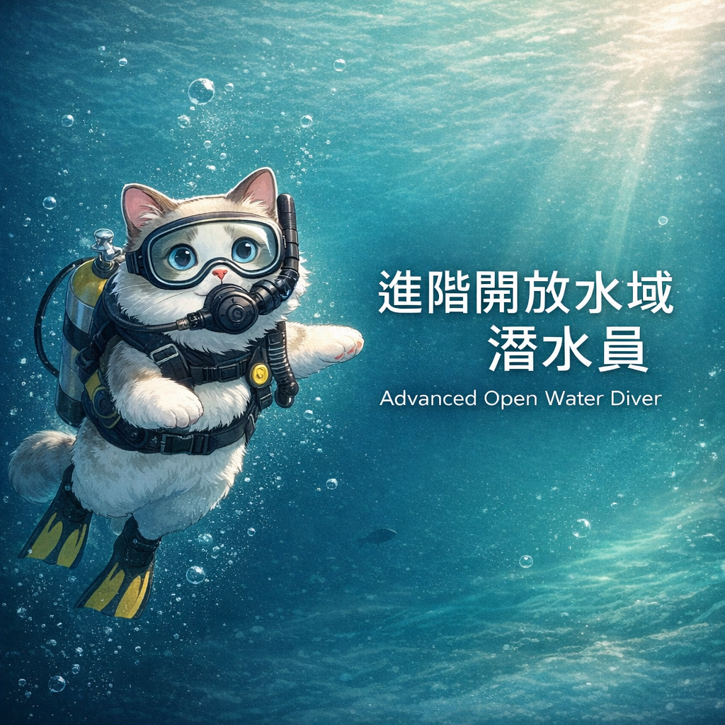 進階開放水域潛水員課程Advanced Open Water Diver (AOW)