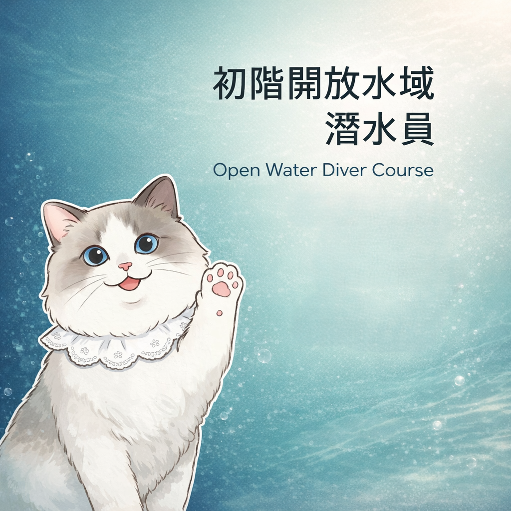 初階開放水域潛水員Open Water Diver (OW)